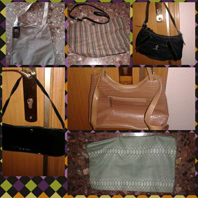 LIQUIDACIÓN BOLSOS DE TODO TIPO!!!!!!!