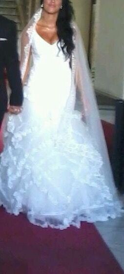 vestido de novia talla 38 de segunda mano en cádiz en wallapop