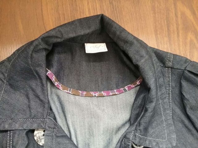 Chaqueta vaquera manga corta talla M