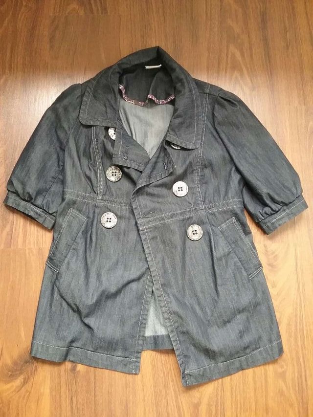 Chaqueta vaquera manga corta talla M