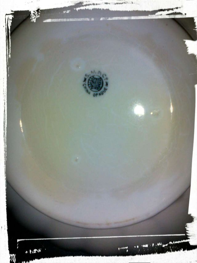 Frutero redondo china opaque