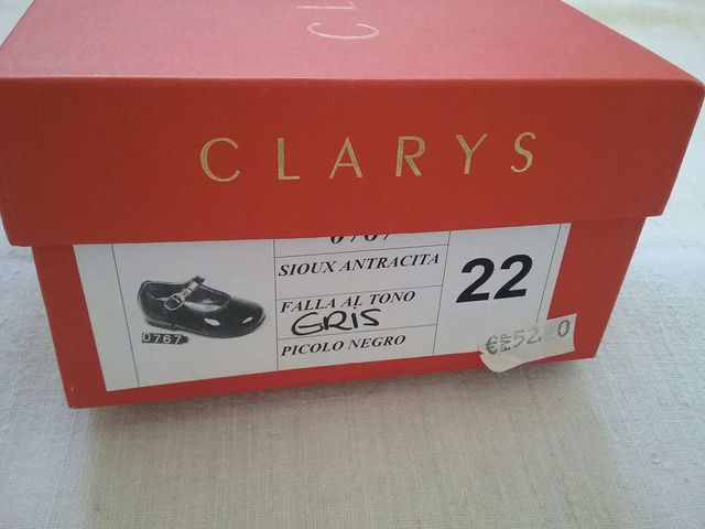 Zapatos niña Clarys talla 22 Rebajadas antes 17€