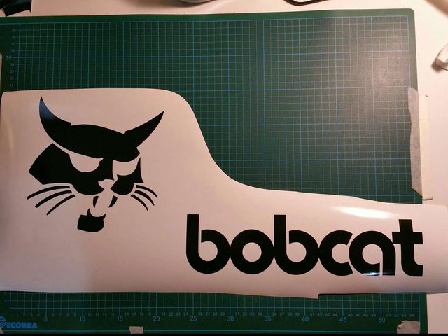 Kit completo pegatinas Bobcat 763. Medidas Origina