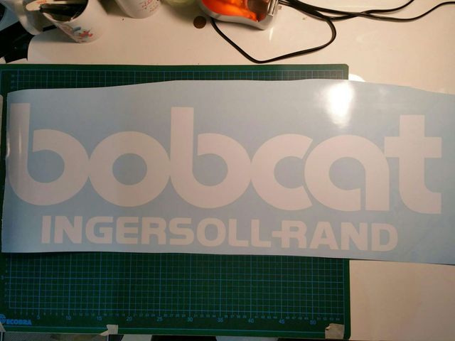 Kit completo pegatinas Bobcat 763. Medidas Origina