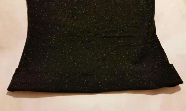 Vestido lurex palabra de honor