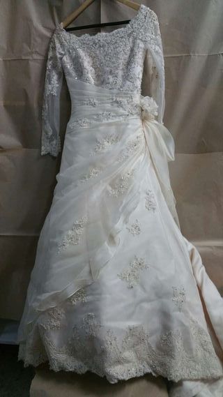 vestido de novia de segunda mano en cádiz en wallapop