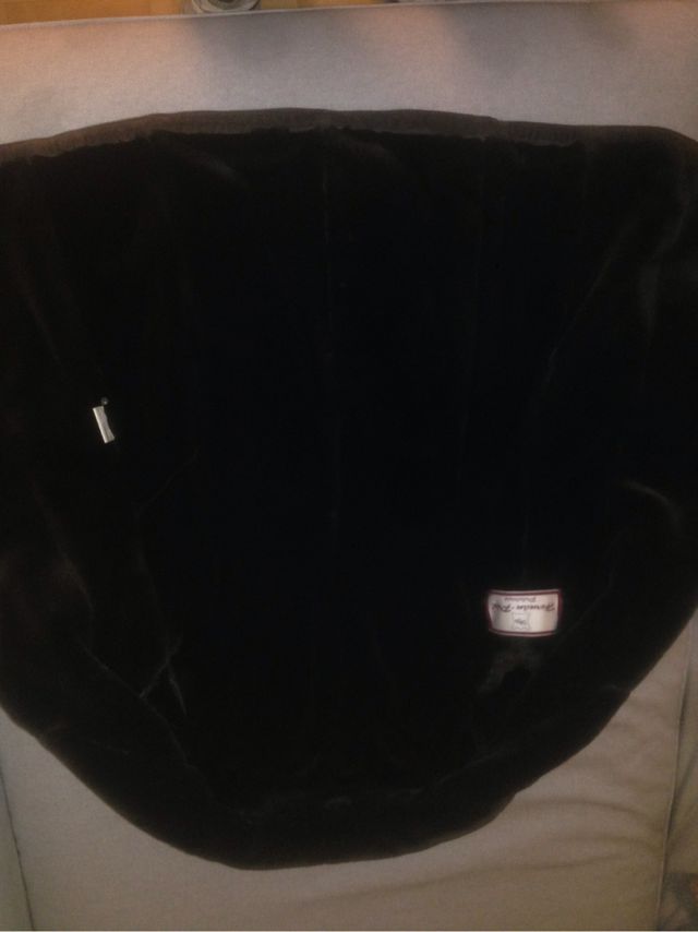 Abrigo Invierno De Piel Chica Entallado