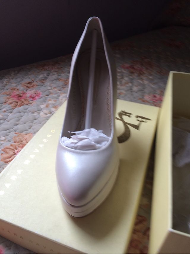 Zapato Novi Plata Natural Nacar