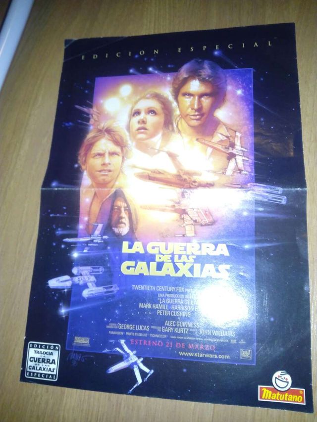 Poster star wars la guerra de las galaxias 1997