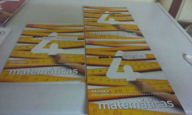 Libros de matemáticas de cuarto de primaria