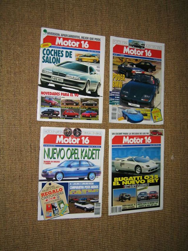 22 revistas motor vintage: Motor 16 + Motociclismo