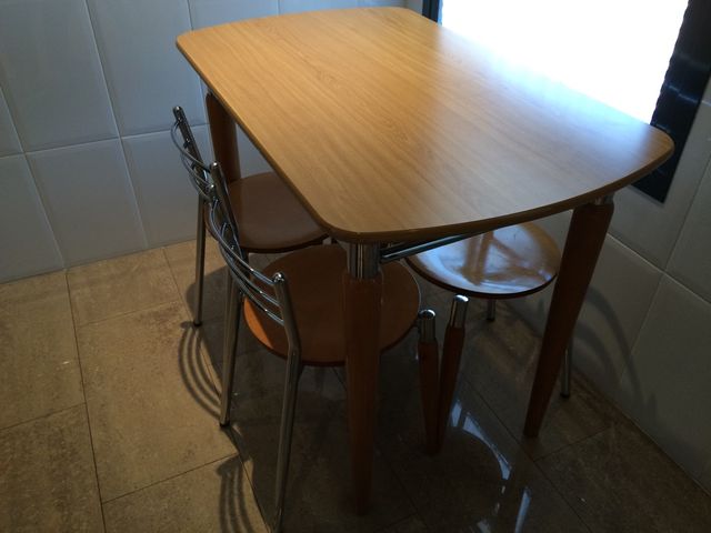 Mesa Auxiliar cocina Madera y cromado de segunda mano por 140 € en ... Mesa Auxiliar cocina Madera y cromado de segunda mano por 140 € en ...