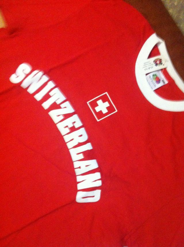 Camiseta Switzerland