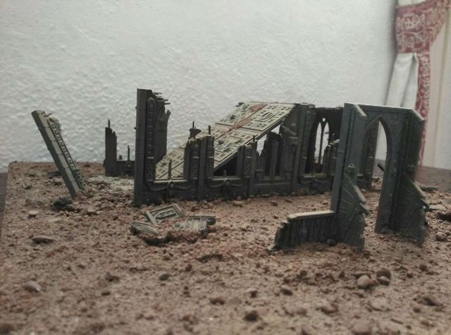 Edificio en ruinas Warhammer 40k