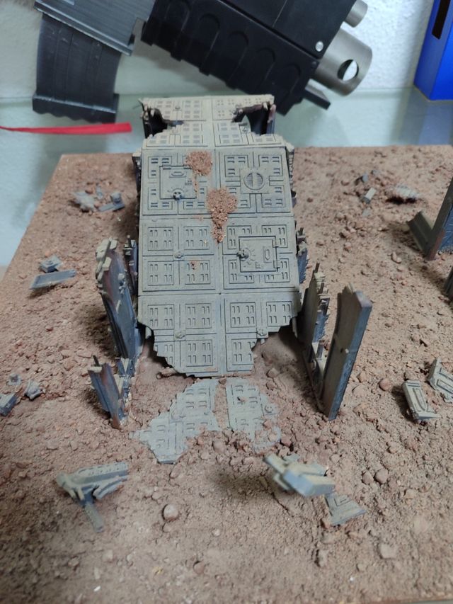 Edificio en ruinas Warhammer 40k