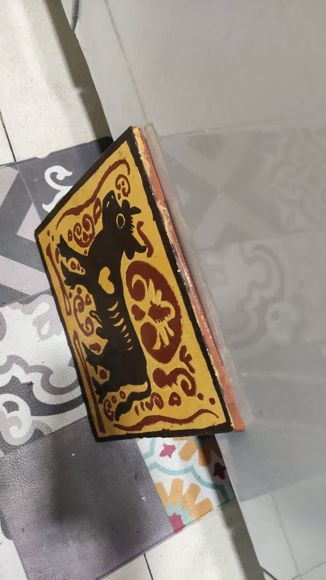 Placa Ceramica Toro 28x24cm