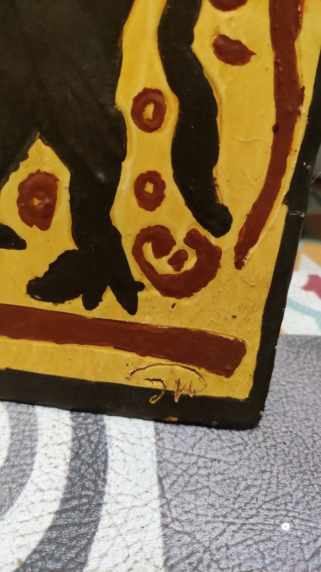 Placa Ceramica Toro 28x24cm