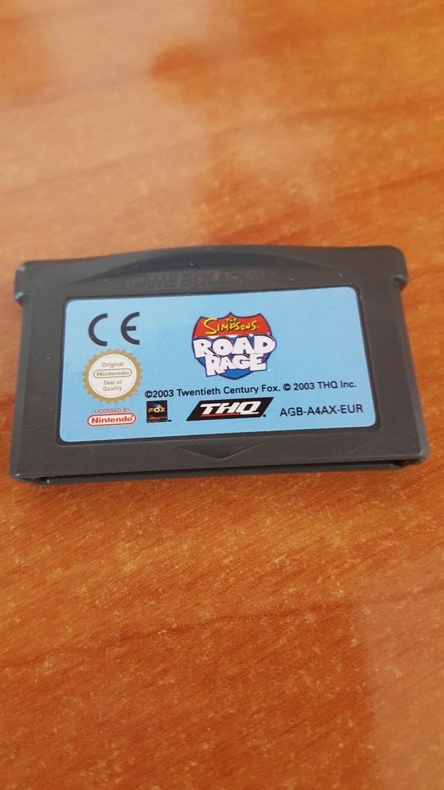 THE SIMPSONS ROAD RAGE GAMEBOY NUEVO