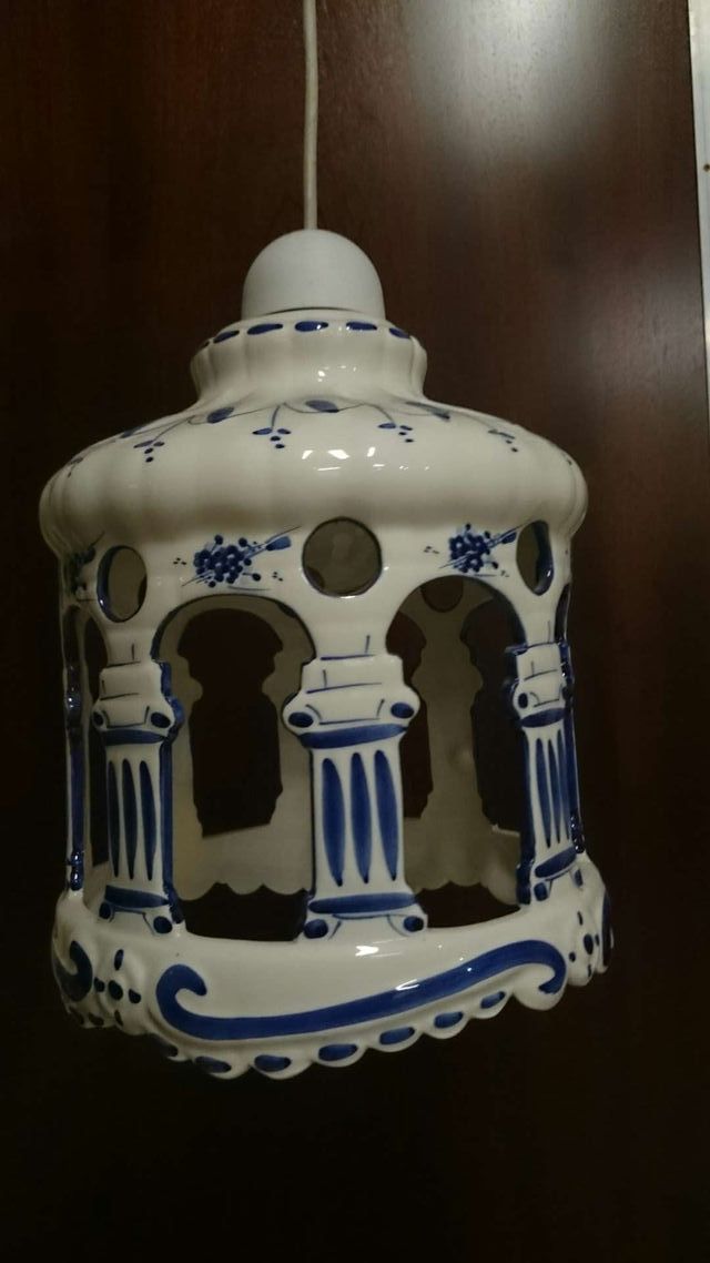 Lampara de ceramica
