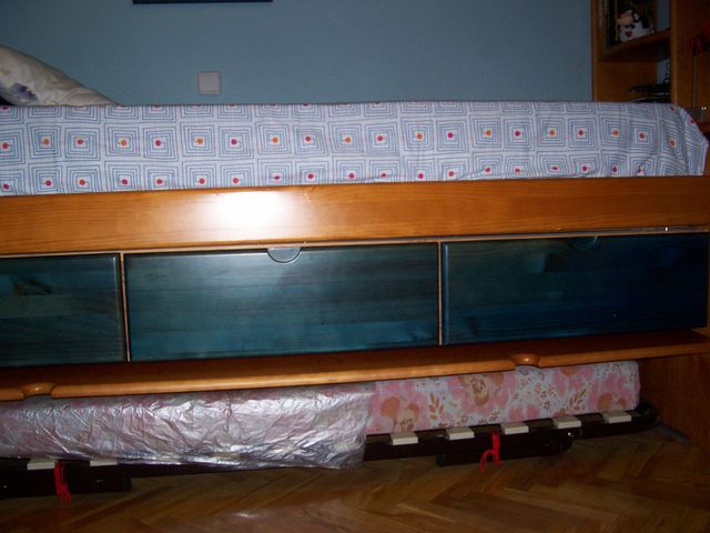 Dormitorio madera maciza juvenil