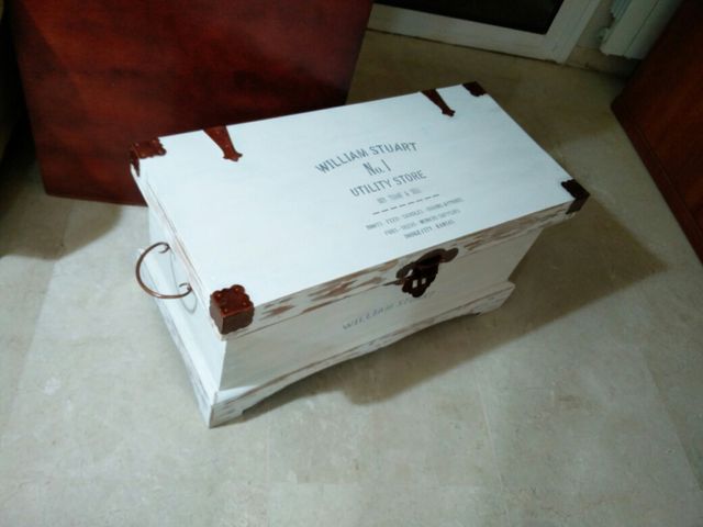 Baul cofre Shabby Chic