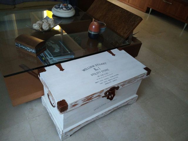 Baul cofre Shabby Chic