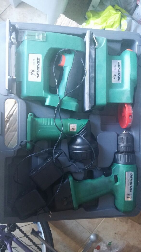 Maquinaria a bateria