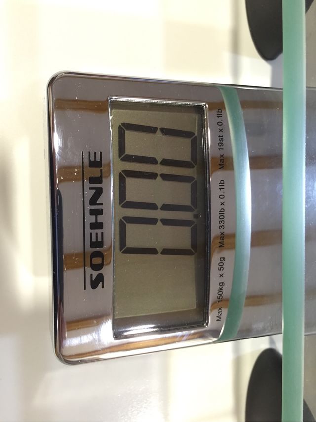 BASCULA DE PESAJE DE CRISTAL