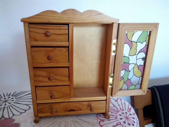 Joyero en madera. Muy cuco!