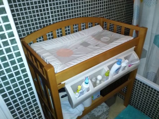 Cambiadora-bañera bebe