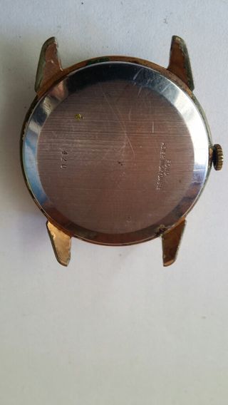 Montre Ancienne Homme CRISTAL LE ANCRE LOCLE 15 Rubis, Mécanique Manuelle, Boîtier Métal Doré - Vintage XXe Siècle