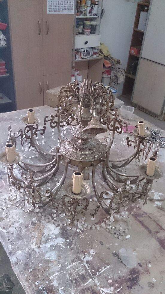 Lámparas salón siglo XVII