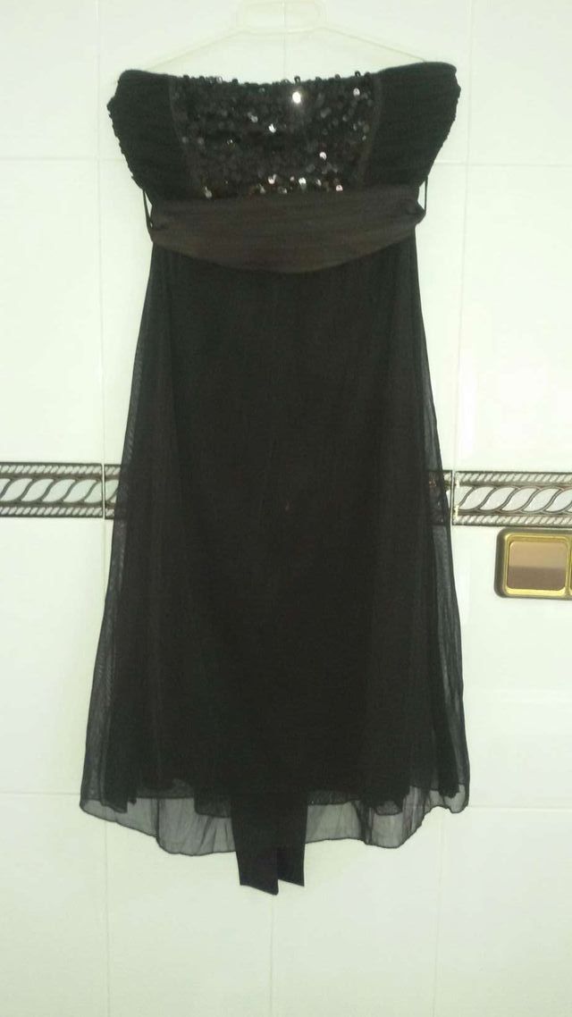 Vestido boda o nochevieja con lentejuelas.