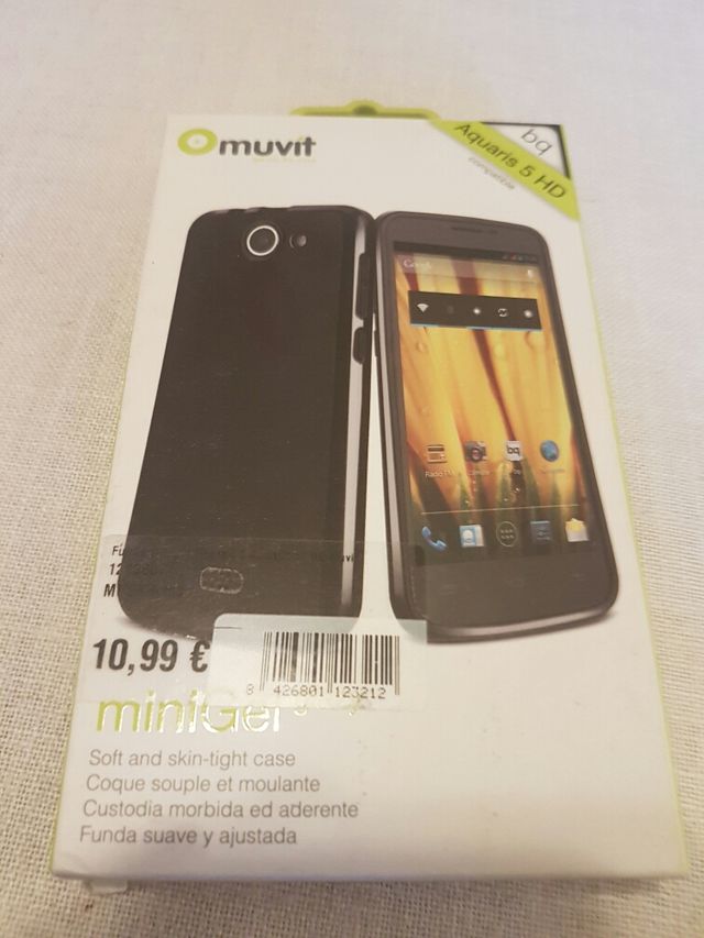 AQUARIS 5 HD FUNDA GEL NEGRA