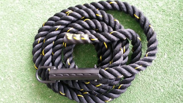 Cuerda trepa escalar 35mm bombero crossfit soga maroma subir