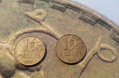 5 variantes en la Peseta 1937 (República)