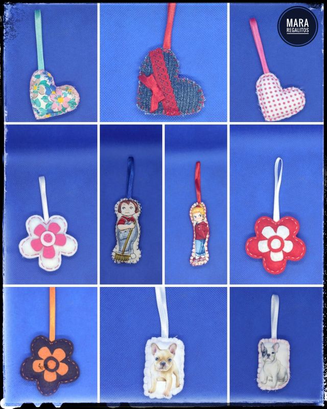 Llaveros de fieltro de varios modelos