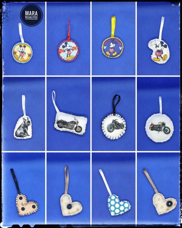 Llaveros de fieltro de varios modelos