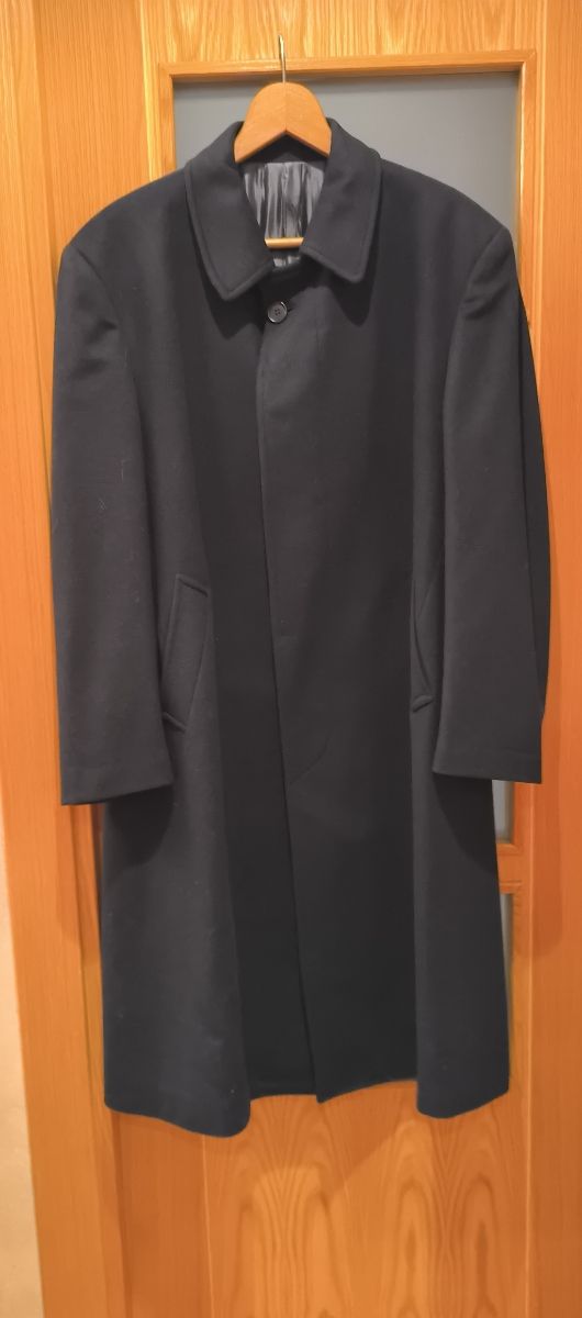 Abrigo de caballero, hombre, largo, vestir. 