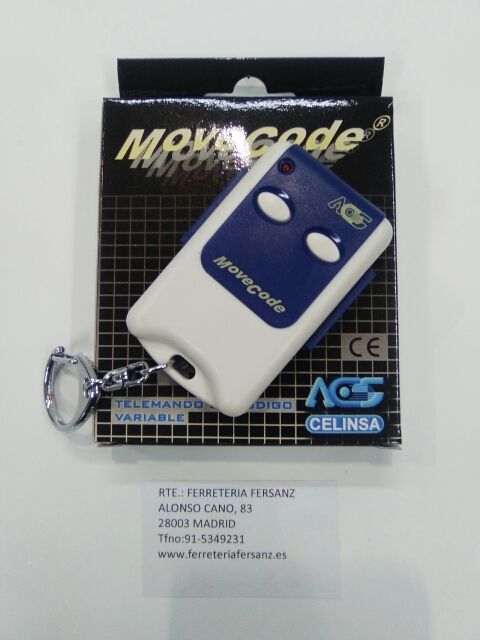 MANDO GARAJE CELINSA MOVECODE 2C