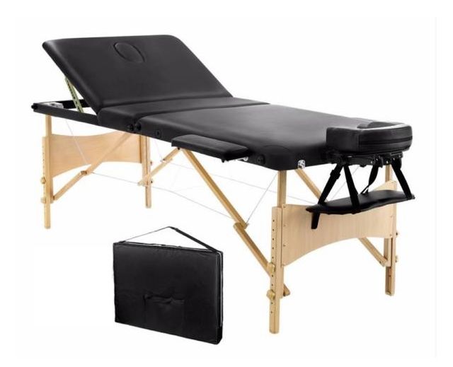 Camilla de madera plegable 190x70 cm de segunda mano por 109 € en