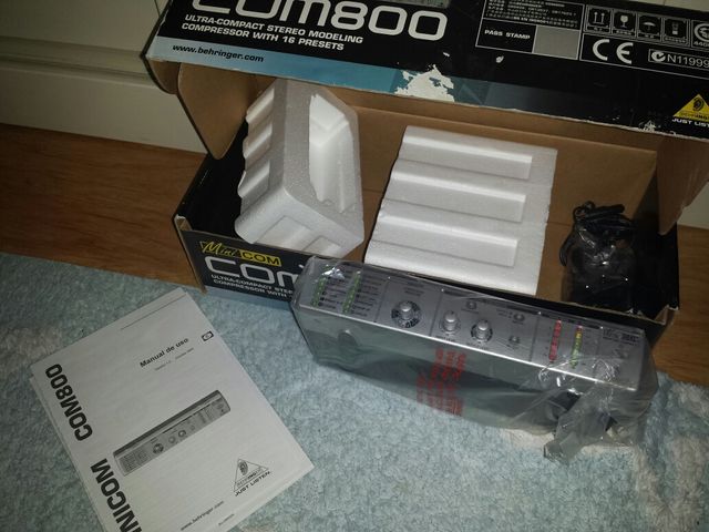 Compresor para guitarra o voz mini comp800