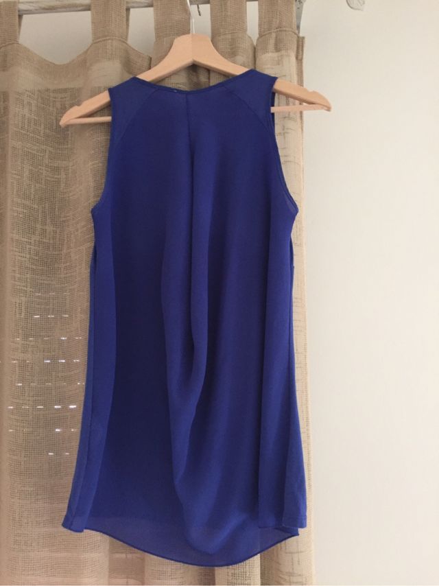 Camiseta Zara Azul eléctrico TS 