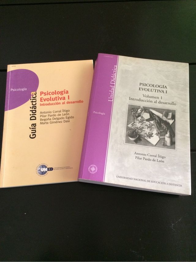 Libros psicología evolutiva I UNED