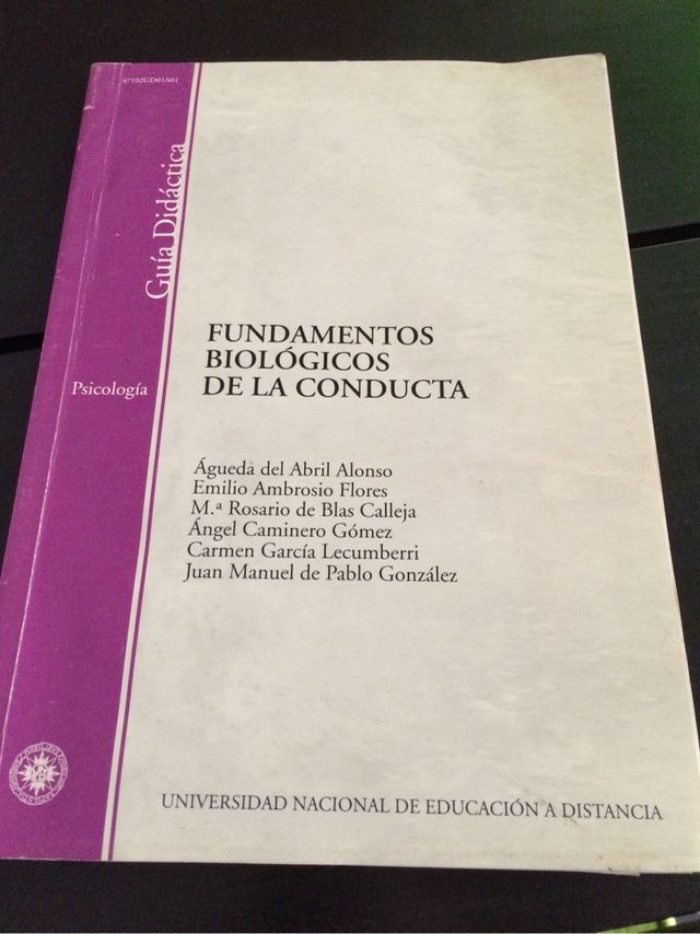 Lote libros de Fundamentos biológicos de la conduc
