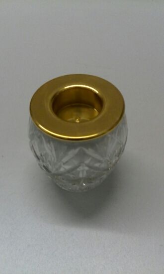 Cristal tallado anillero