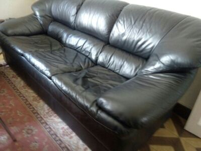 Sillón de Piel negro