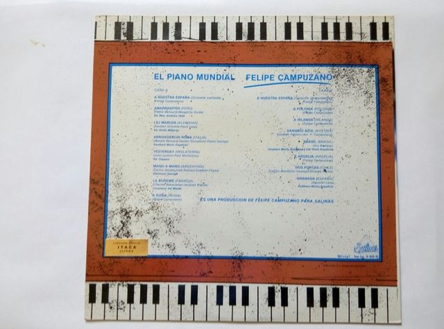 Felipe Campuzano, EL PIANO DEL MUNDIAL