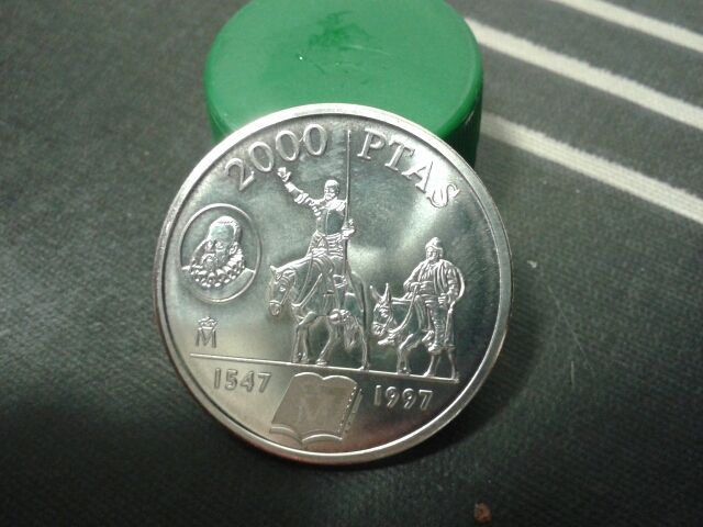 Moneda Cervantes 2000 pts