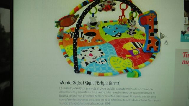 Manta de juegos para bebé